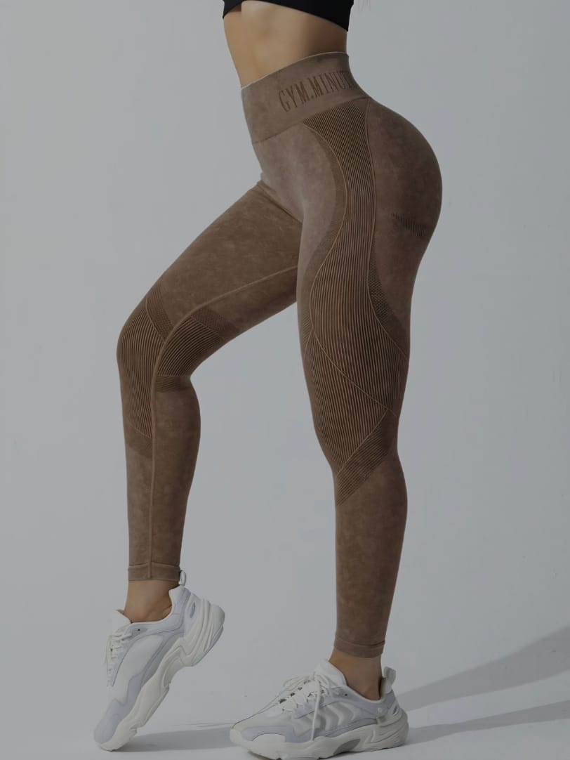 Leggings 3D Neri Modellanti con Tecnologia a Compressione