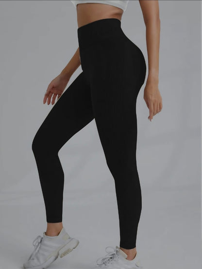 Leggings 3D Neri Modellanti con Tecnologia a Compressione