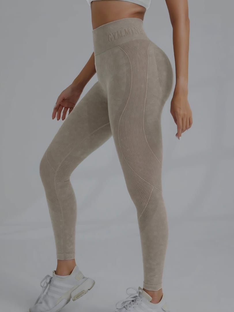 Leggings 3D Neri Modellanti con Tecnologia a Compressione