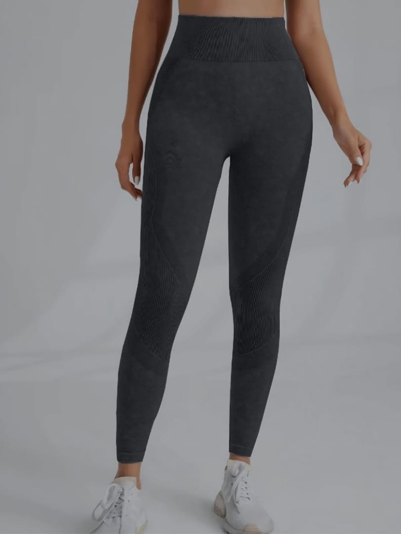 Leggings 3D Neri Modellanti con Tecnologia a Compressione