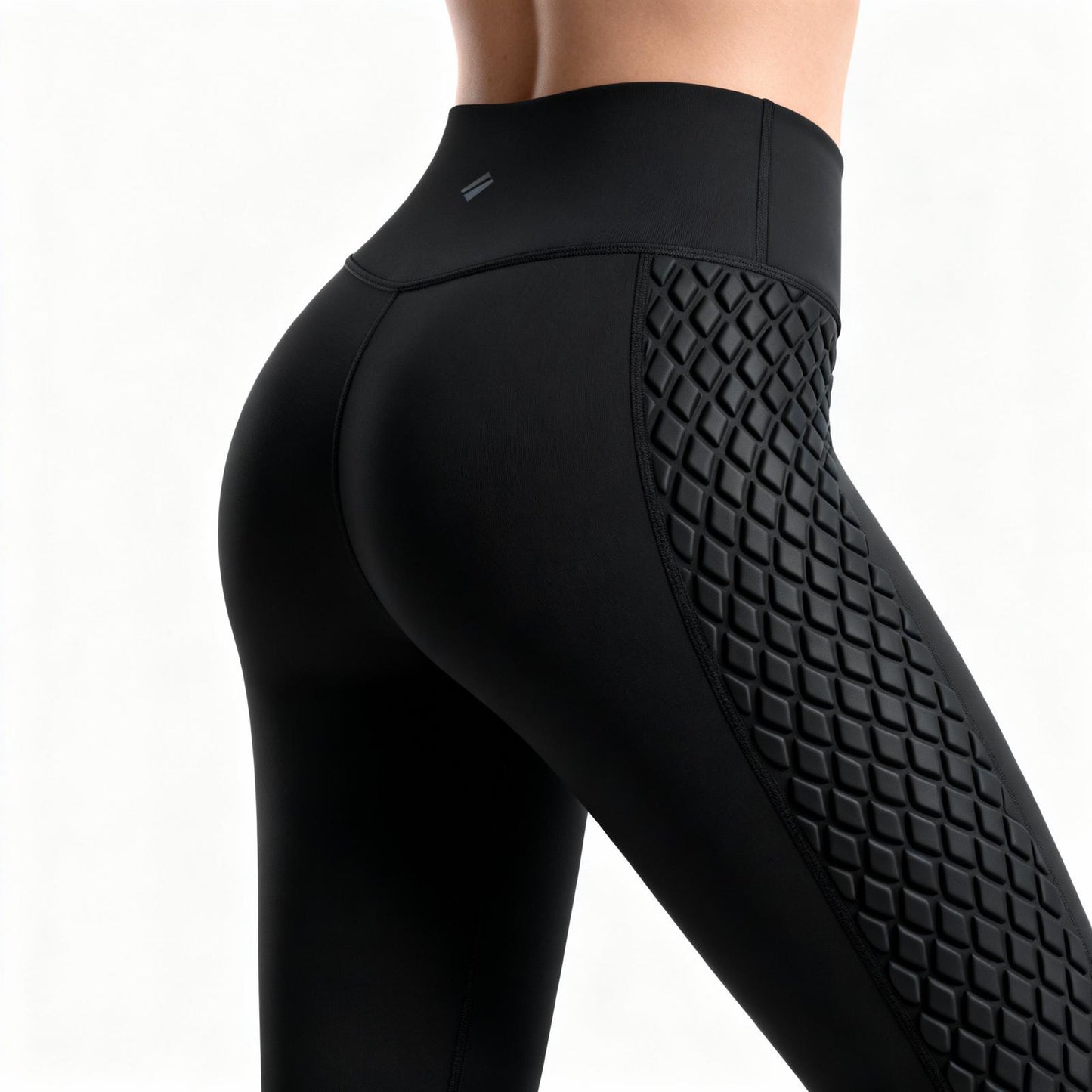 Leggings 3D Neri Modellanti con Tecnologia a Compressione