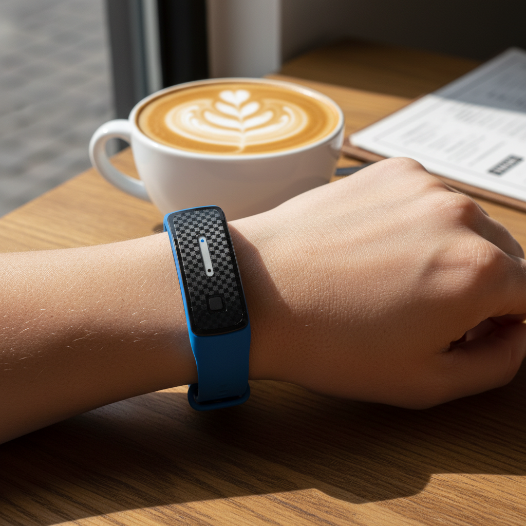 Foto vera braccialetto al bar